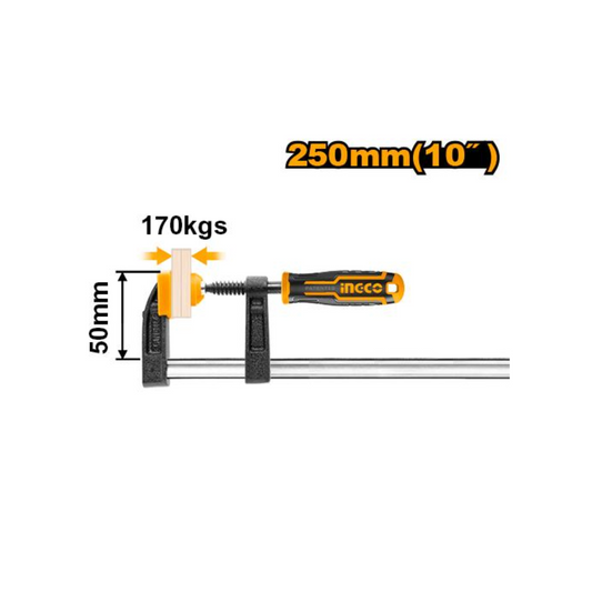 Abrazadera F 50x250 mm